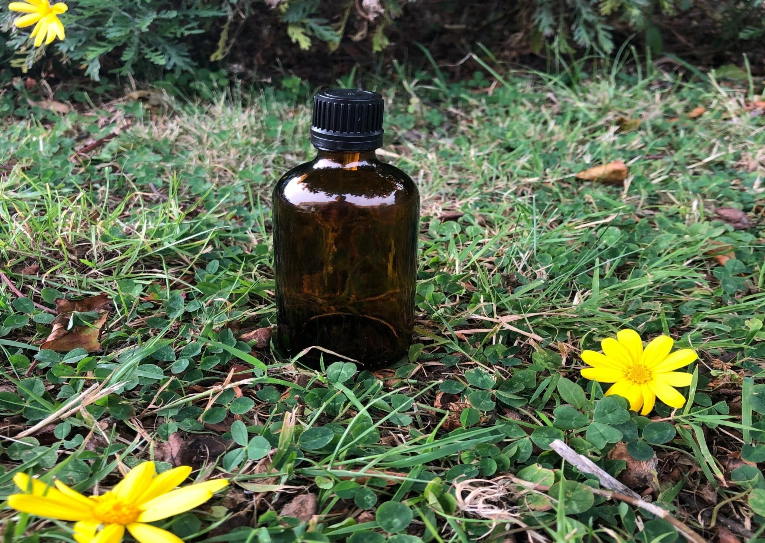 100ml Amber Glass Bottle (GL18 Narrow neck)