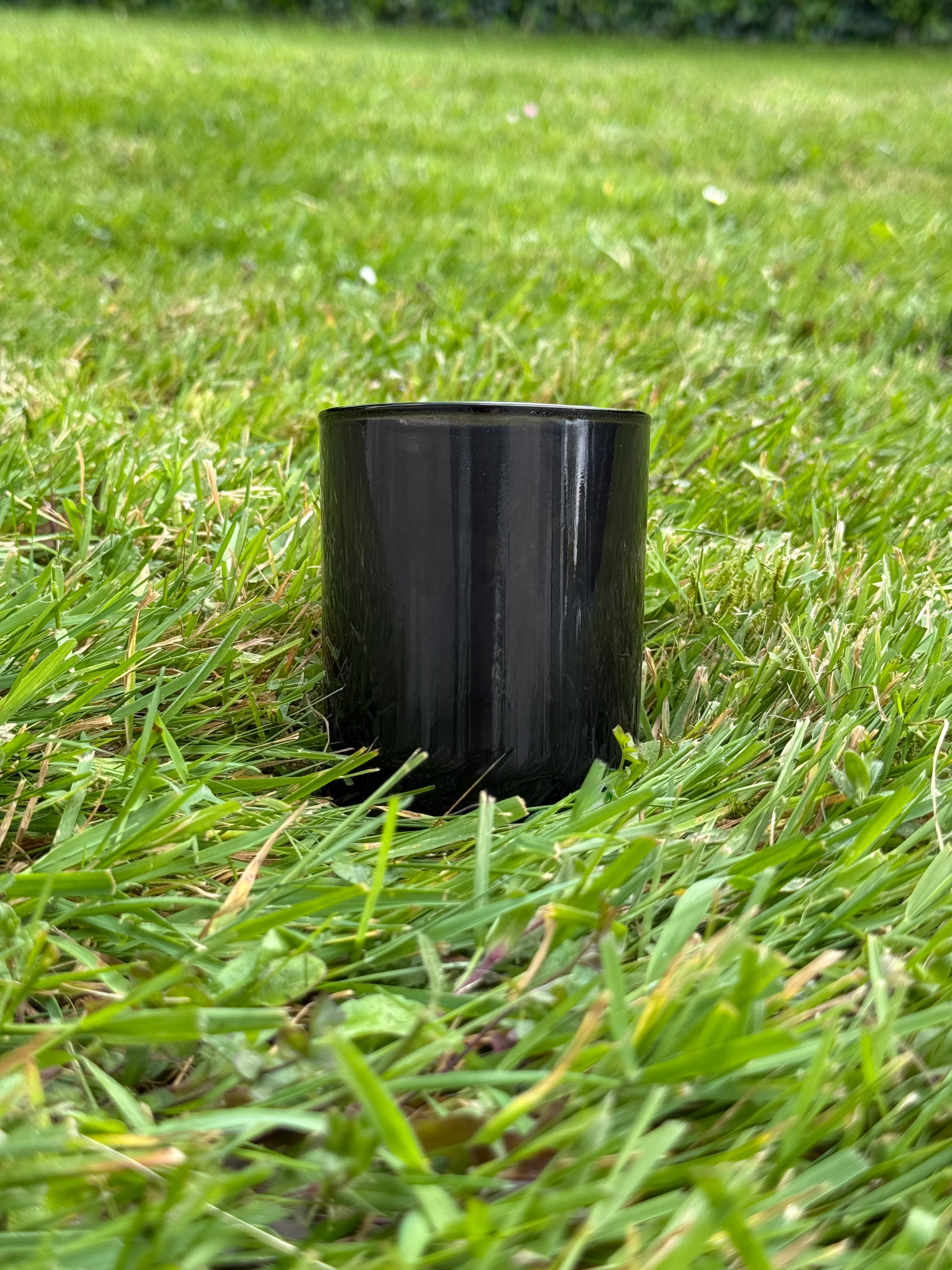 300ml (30cl) Candle Glass SMOKEY BLACK