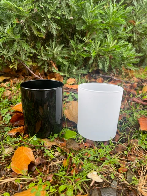 300ml (30cl) Black Candle Glass - Image 3