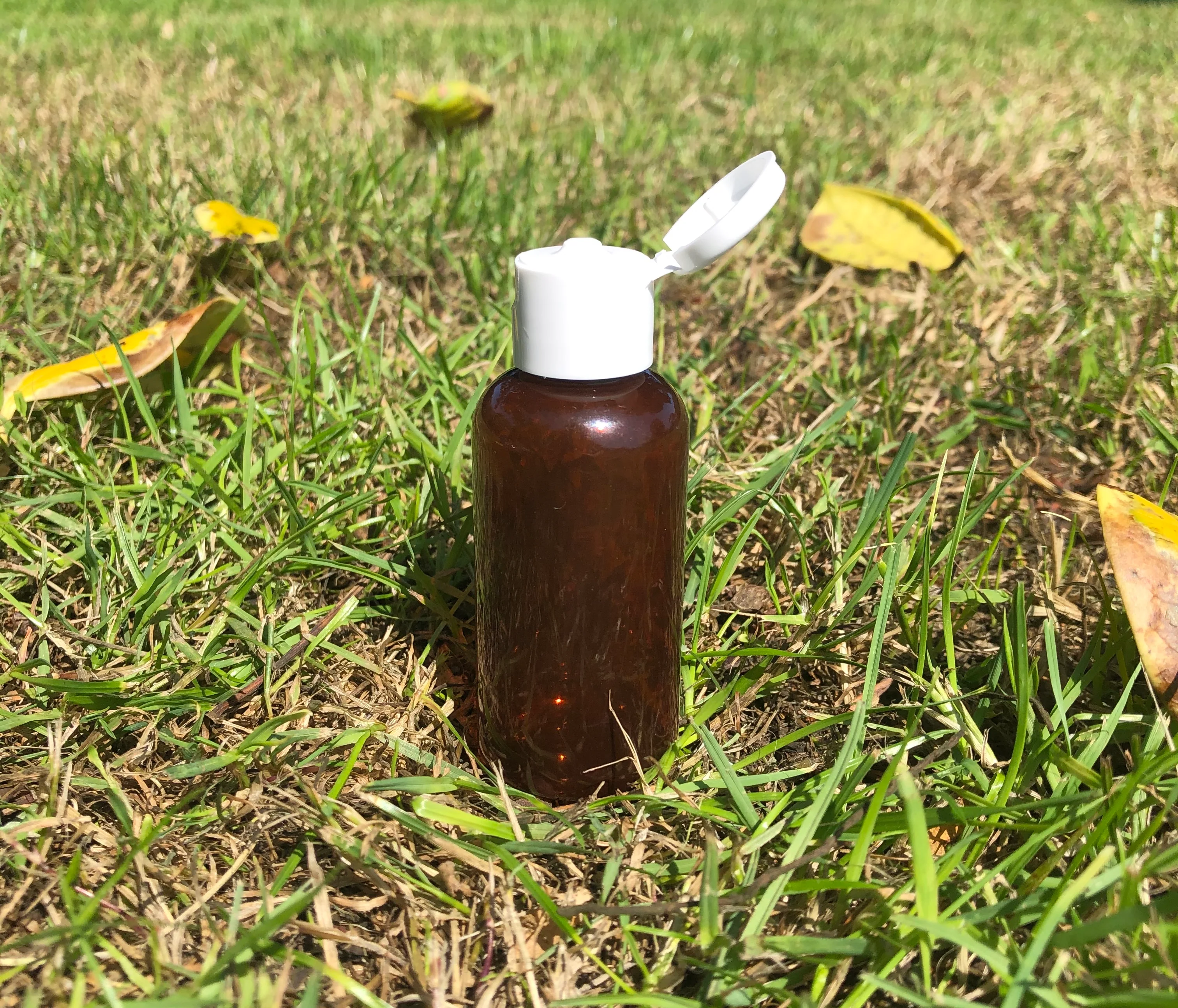 50 ml Amber Plastic bottle - Image 3