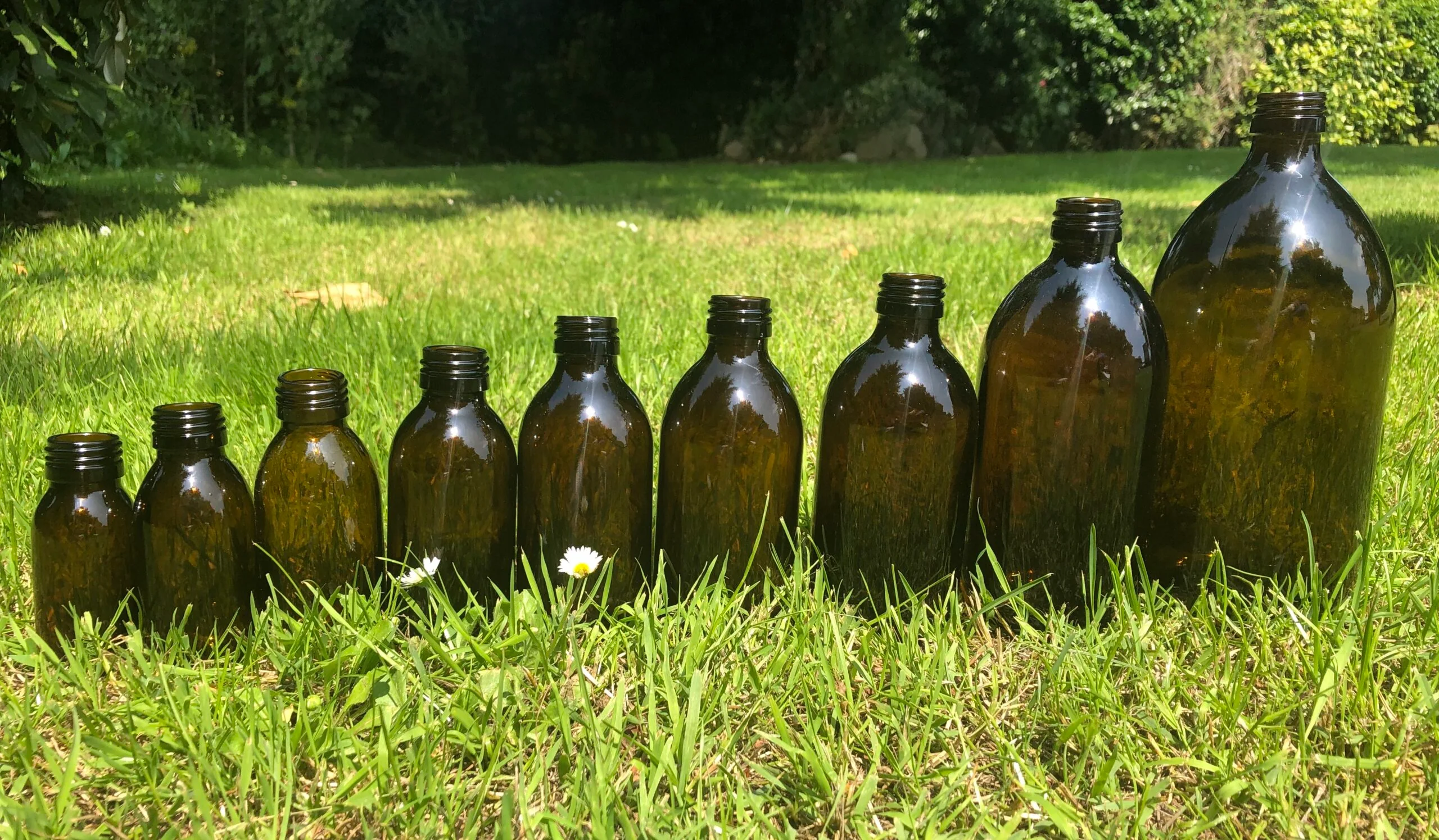 60ml Medical Round Amber Glass Bottle - Image 5