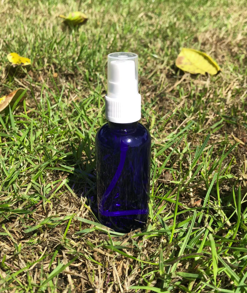100ml Blue Boston Round (PET) Plastic Bottle - Image 4