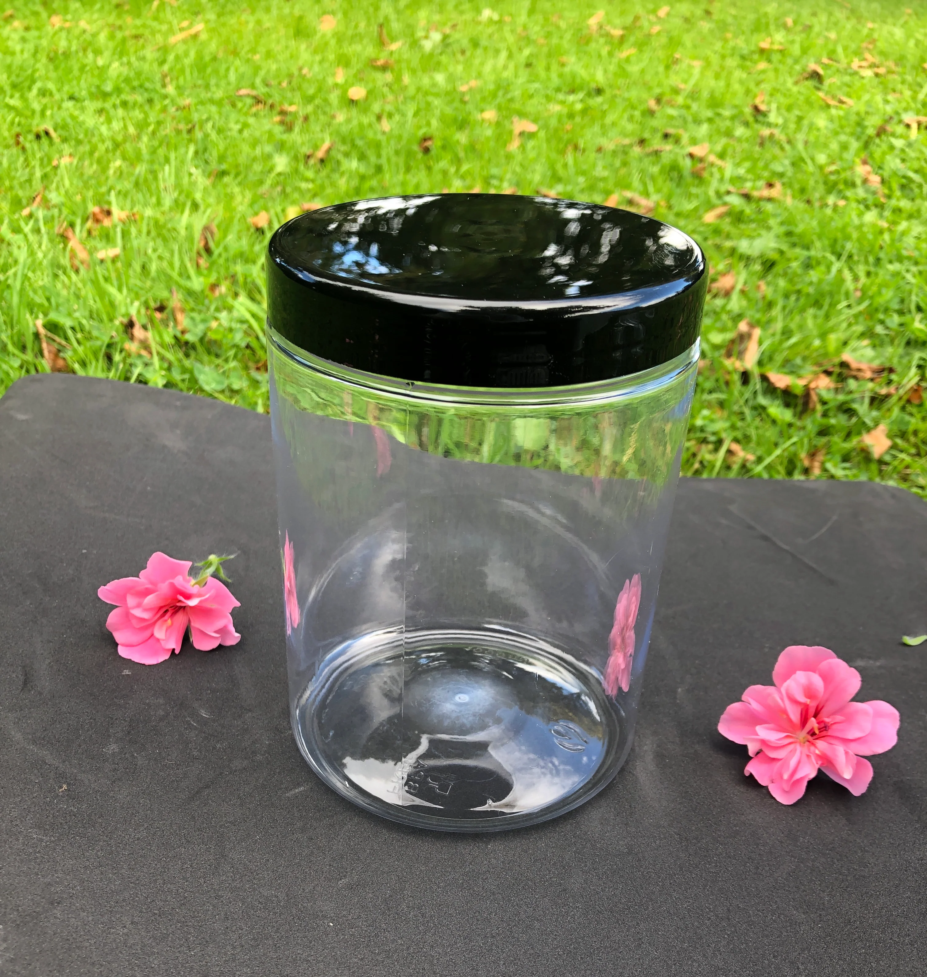 1000ml Clear Plastic Jar - (100mm diameter) - Image 3