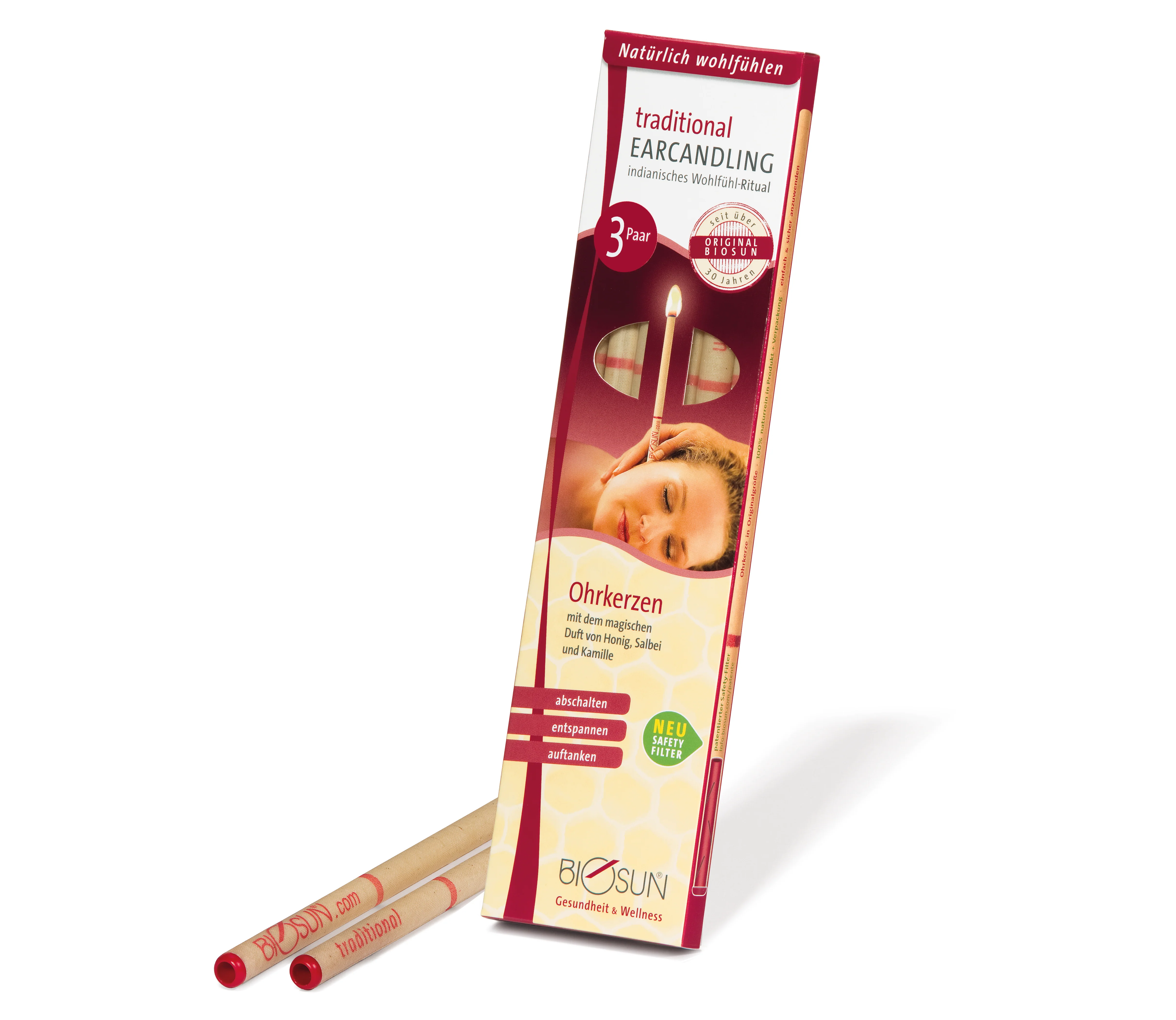 Hopi Candles (THREE pairs in box) (Biosun)