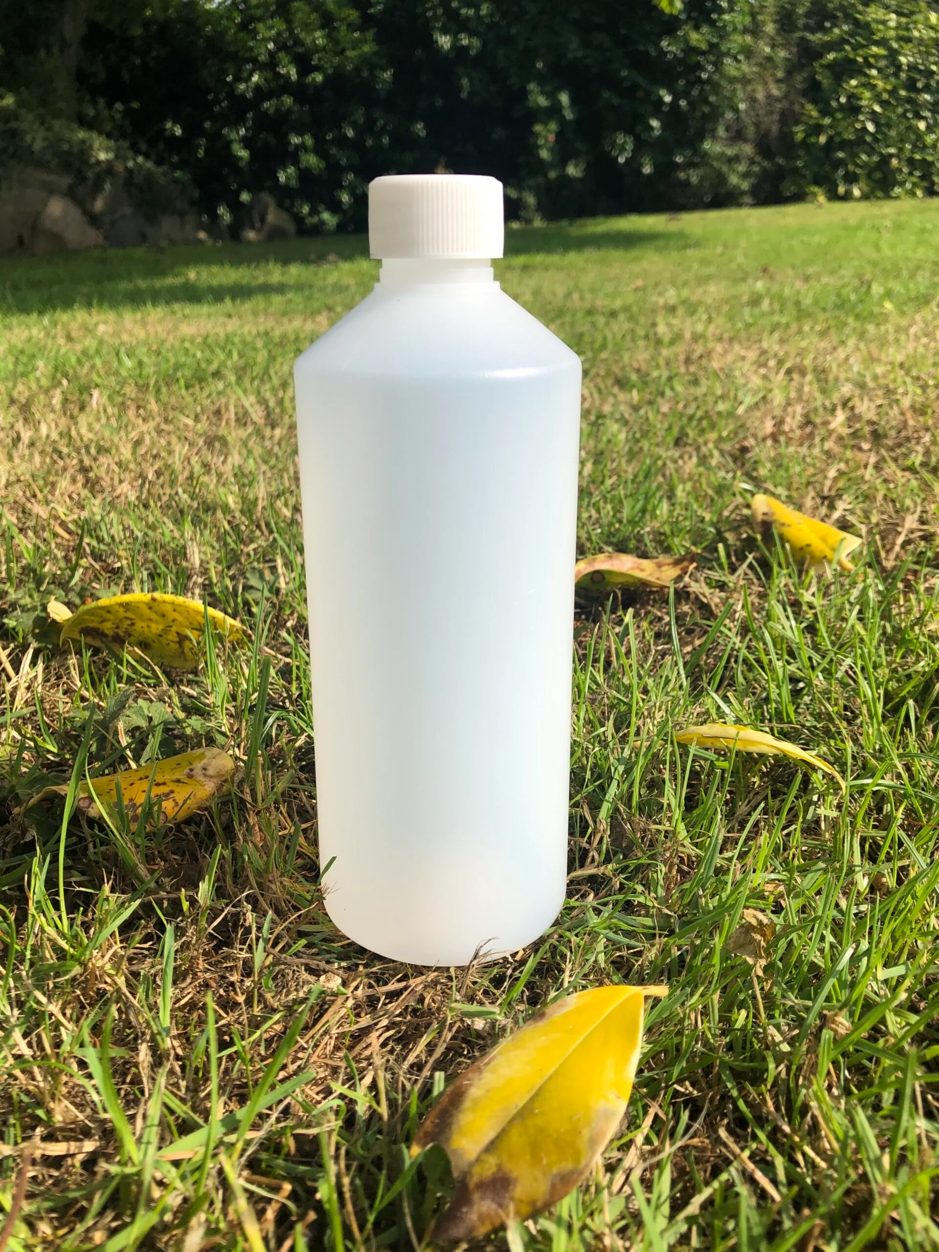 Natural HDPE Plastic Bottles - 500ml