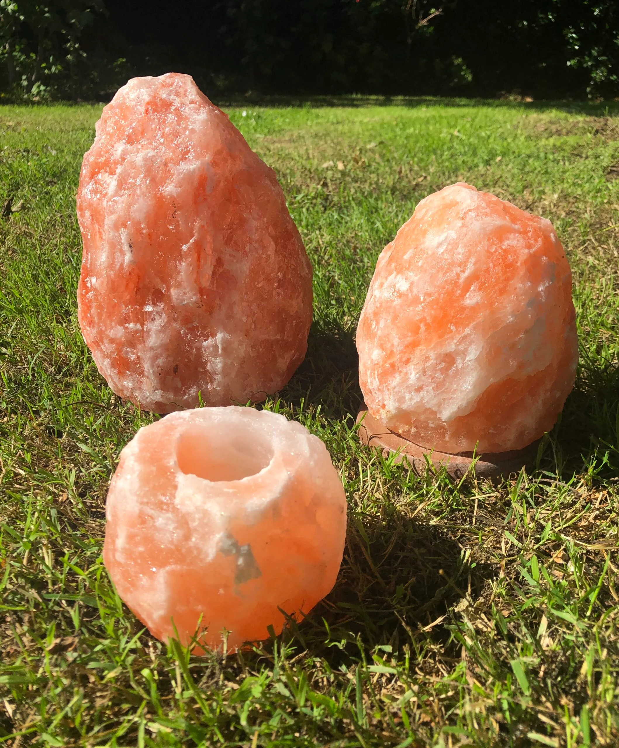 Tealight Holder- Natural rock salt - Image 4